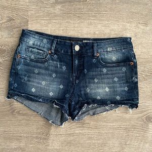 Aeropostale diamond print midi shorts size 2
